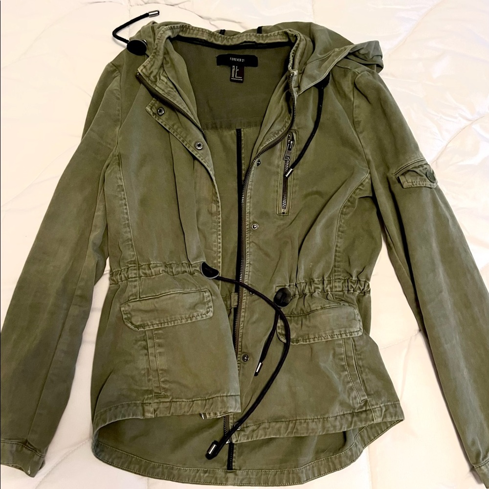 Forever 21 Olive Jacket
